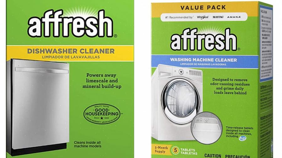 Affresh pesukoneen puhdistusaine on helppokäyttöinen